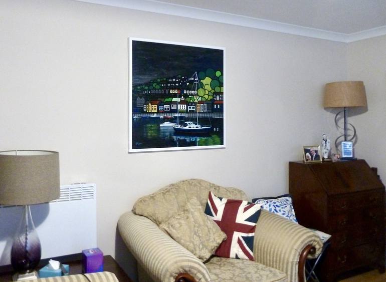 Original Contemporary Boat Painting by David Taylor-Curran