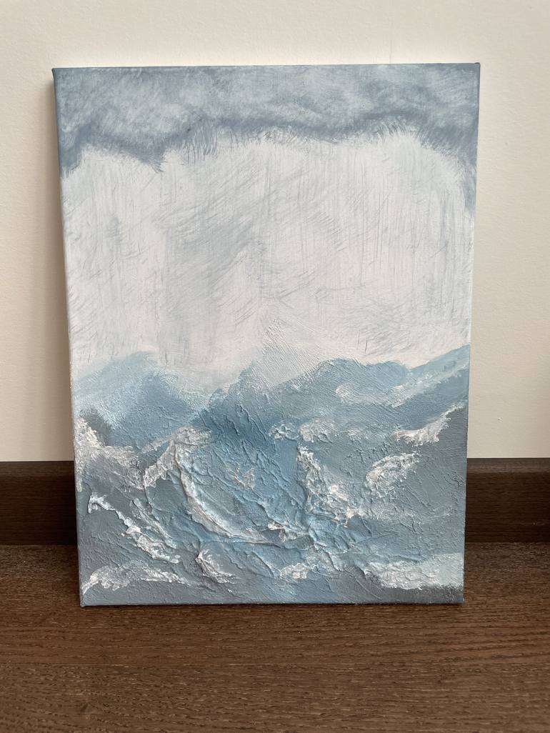 Original Modern Seascape Painting by Aleksandra Motovilova