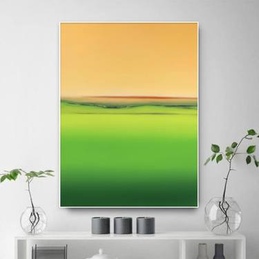 Print of Minimalism Landscape Paintings by Larysa Uvarova