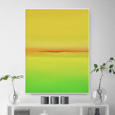 Original Minimalism Seascape Paintings by Larysa Uvarova