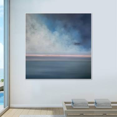 Original Minimalism Seascape Paintings by Larysa Uvarova