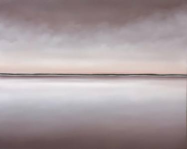 Print of Minimalism Seascape Paintings by Larysa Uvarova