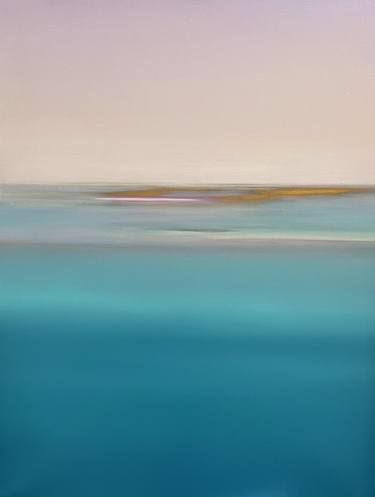 Print of Minimalism Seascape Paintings by Larysa Uvarova