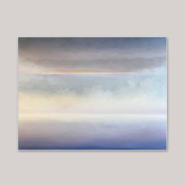 Print of Minimalism Seascape Paintings by Larysa Uvarova