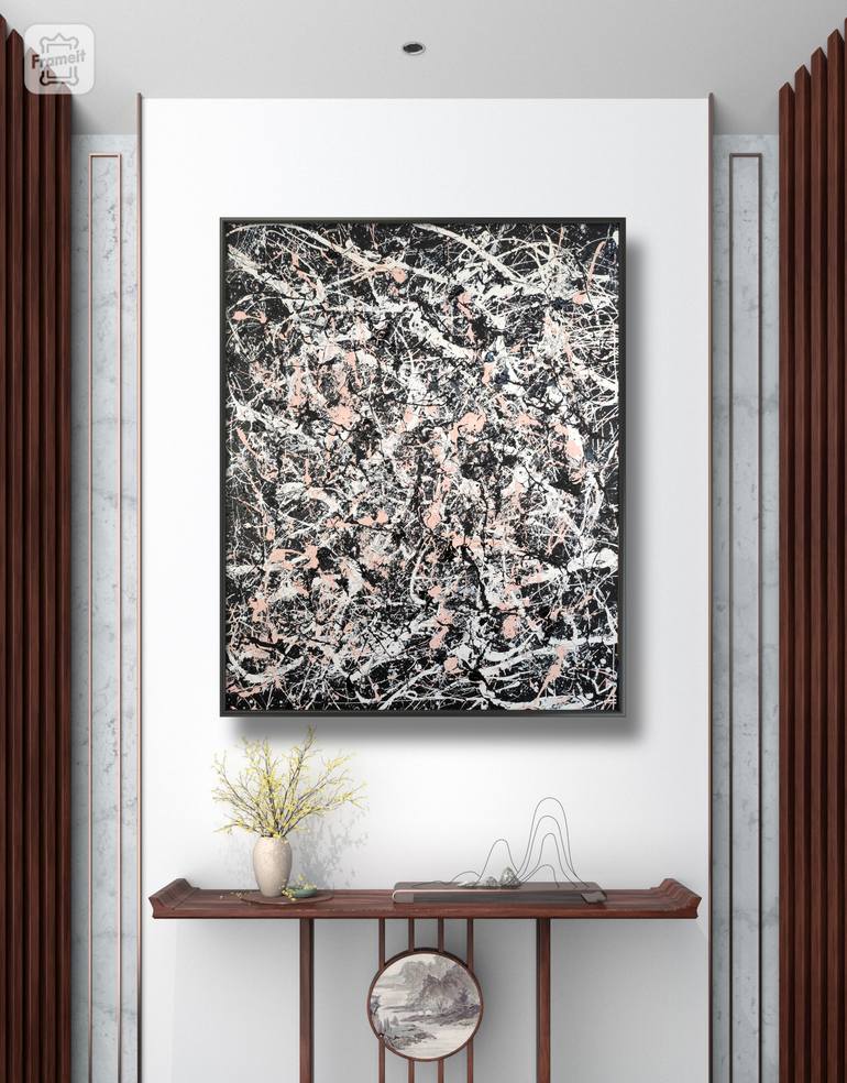 Original Abstract Expressionism Abstract Painting by Arko Hovhannisyan