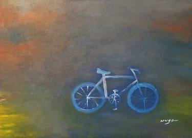 Print of Art Deco Bicycle Paintings by Nga Nguyen