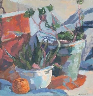 Original Impressionism Still Life Paintings by Fede Angueira