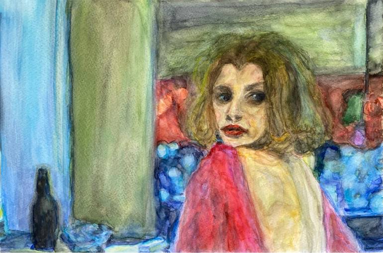 Original Illustration Cinema Painting by Danijela Pavlovic