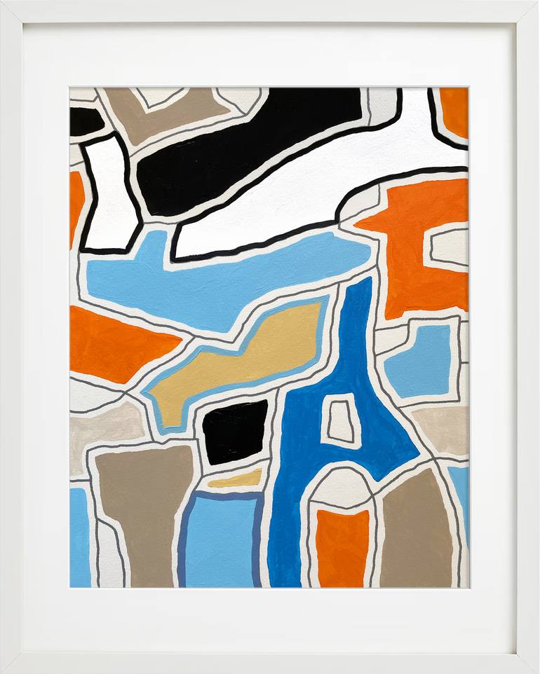 Original Conceptual Abstract Painting by Paolo Prinzi