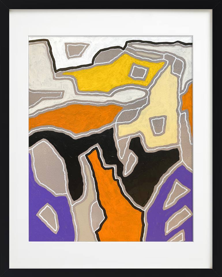 Original Conceptual Abstract Painting by Paolo Prinzi
