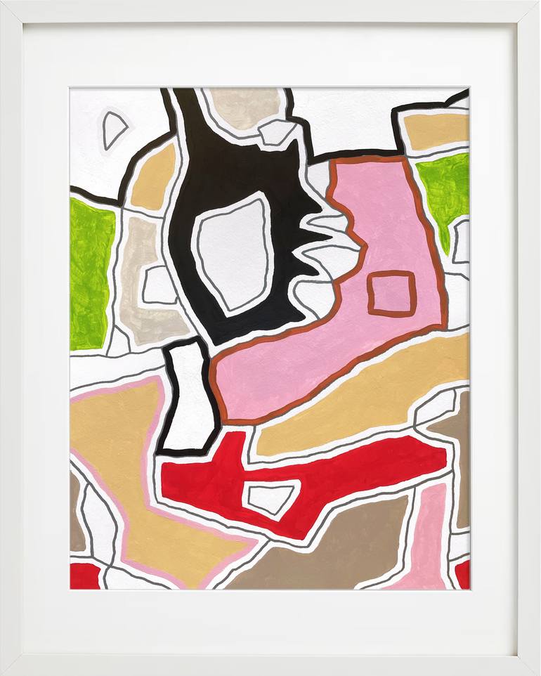 Original Conceptual Abstract Painting by Paolo Prinzi