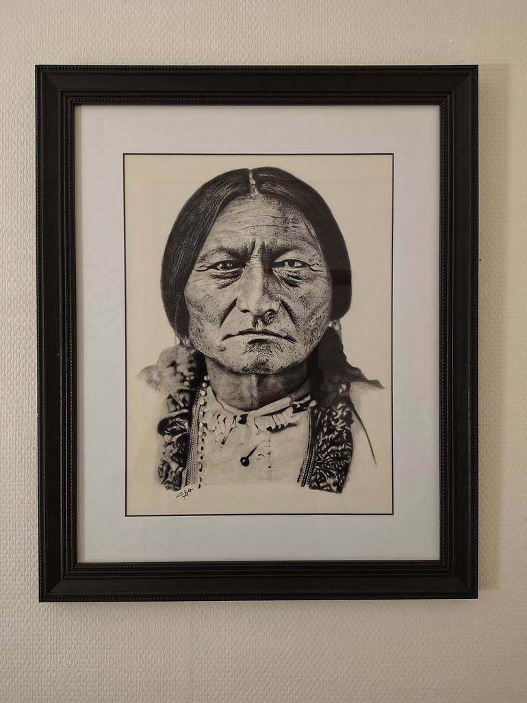 Original Photorealism Pop Culture/Celebrity Drawing by Cyrille Mulot