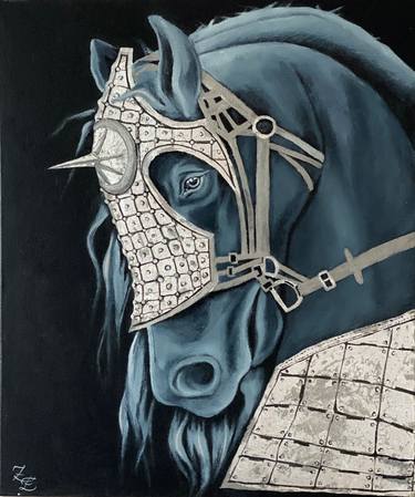 Print of Conceptual Horse Paintings by Elina Art