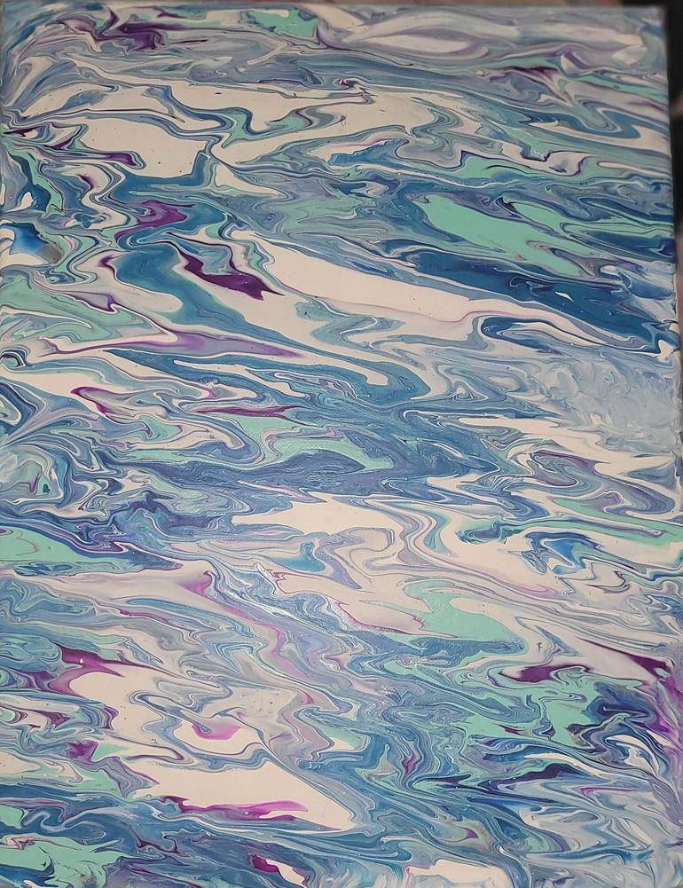 The waves of the ocean Painting by Lisa Roux | Saatchi Art