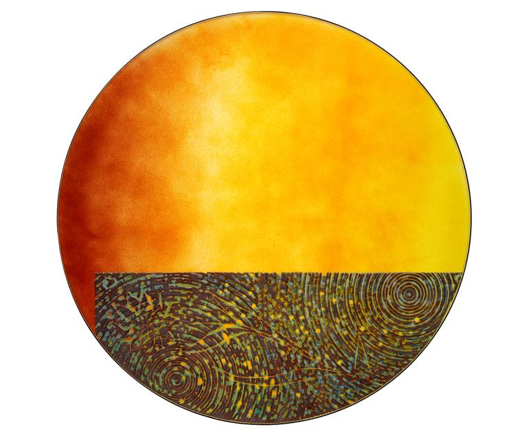 Original Abstract Expressionism Abstract Mixed Media by Kwangmin Jung