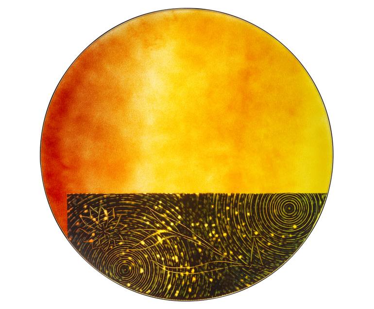 Original Abstract Expressionism Abstract Mixed Media by Kwangmin Jung