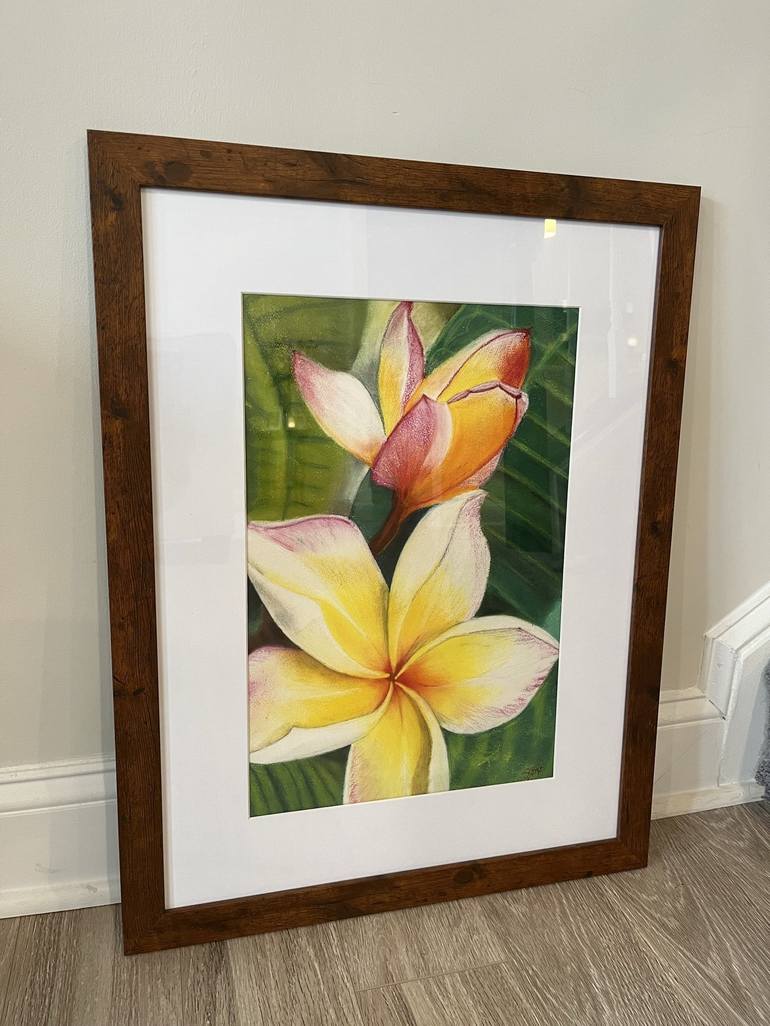 Original Floral Drawing by Iana Volga