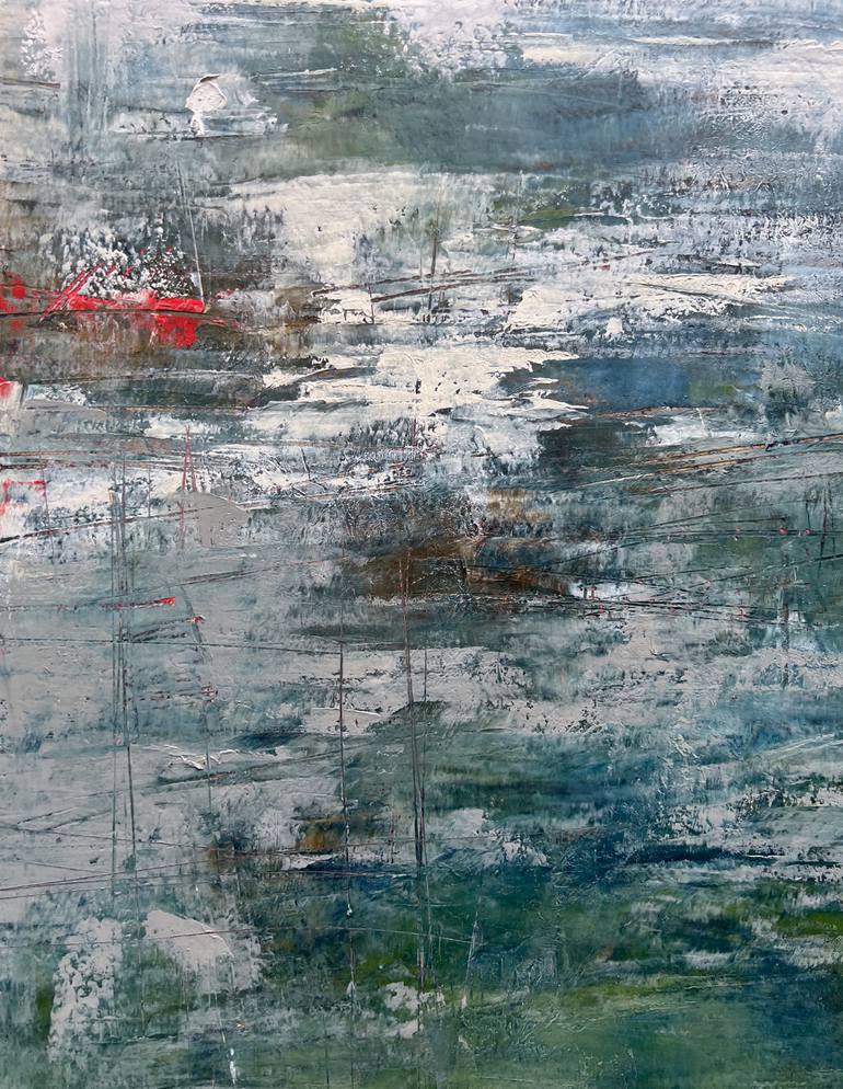 Original Abstract Landscape Painting by Ana Carolina Mönnaco