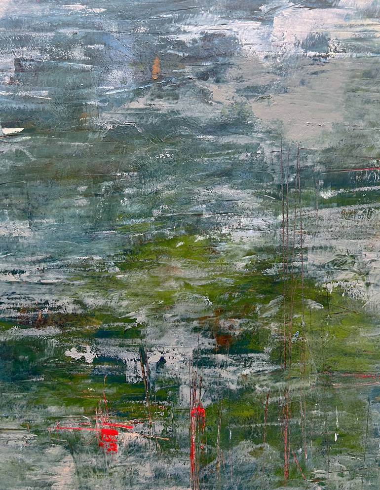 Original Abstract Landscape Painting by Ana Carolina Mönnaco