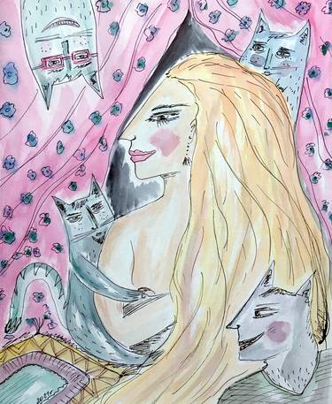 Watercolor Erotic, "Actress and admirers" thumb