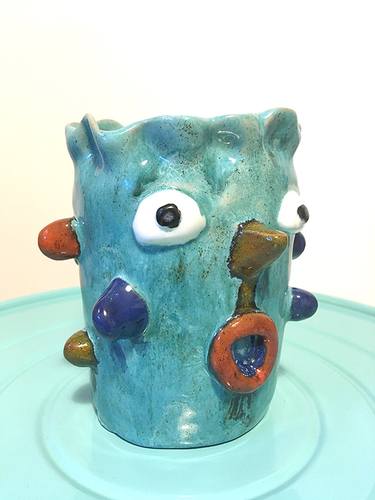 Ceramic sculpture, Vase "Shock!" thumb