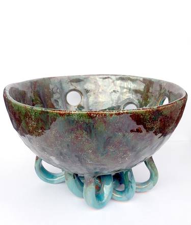 Ceramic sculpture, bowl " Horseshoe crab" thumb