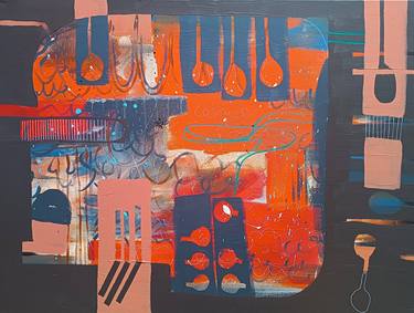 Original Abstract Expressionism Abstract Paintings by Marcin Waska