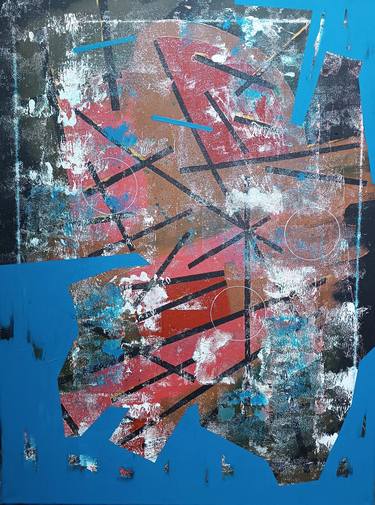 Original Abstract Expressionism Abstract Painting by Marcin Waska