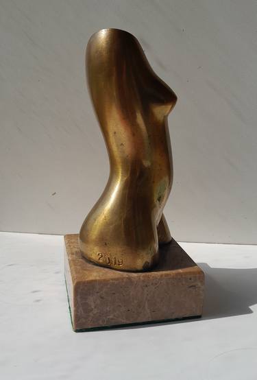 Original Figurative Nude Sculpture by Leo Adam
