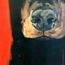 Dobermann painting