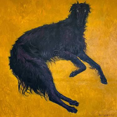 Original Realism Dogs Paintings by Inga Makarova