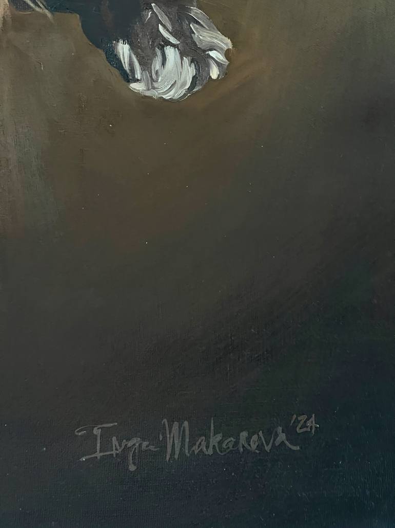Original Surrealism Dogs Painting by Inga Makarova