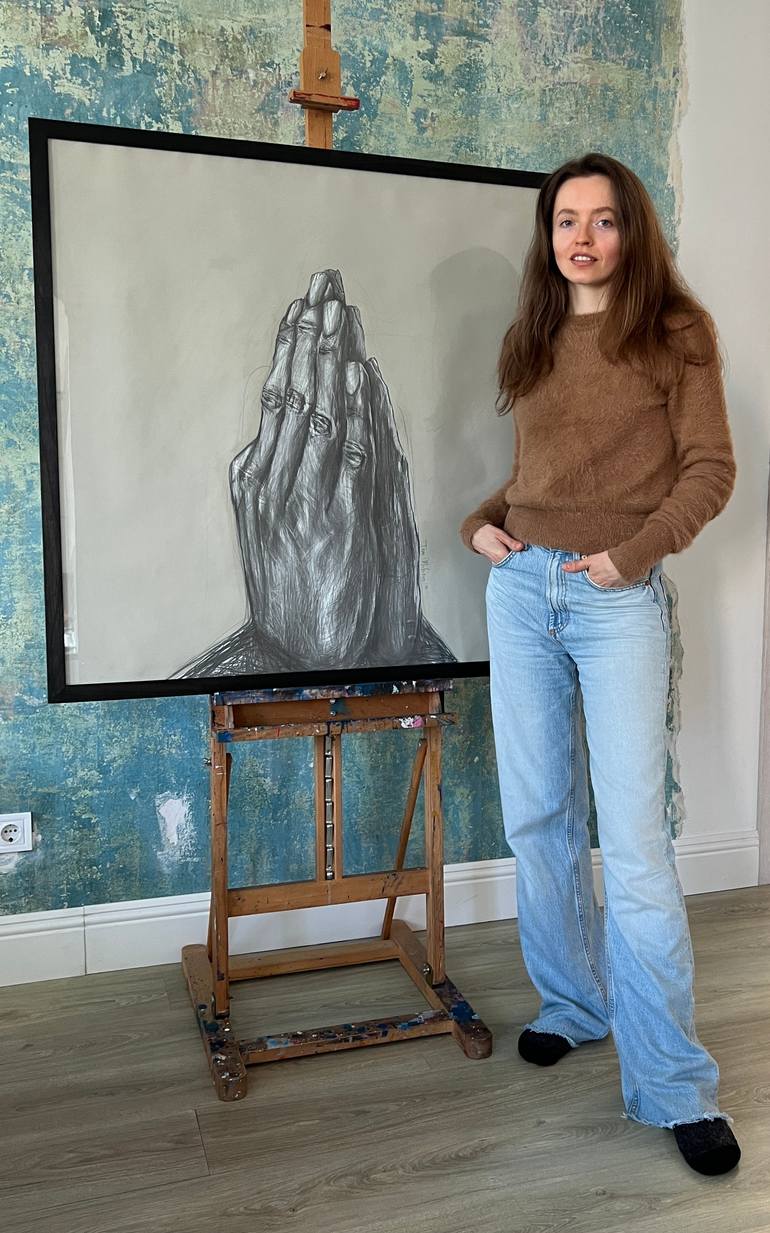 Original Realism Religion Drawing by Inga Makarova