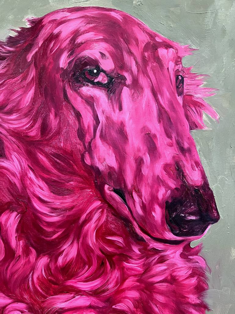 Original Expressionism Dogs Painting by Inga Makarova