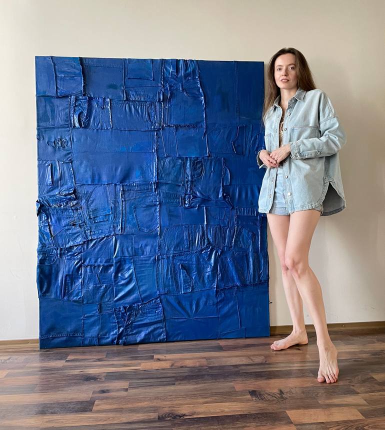 Original Abstract Love Mixed Media by Inga Makarova