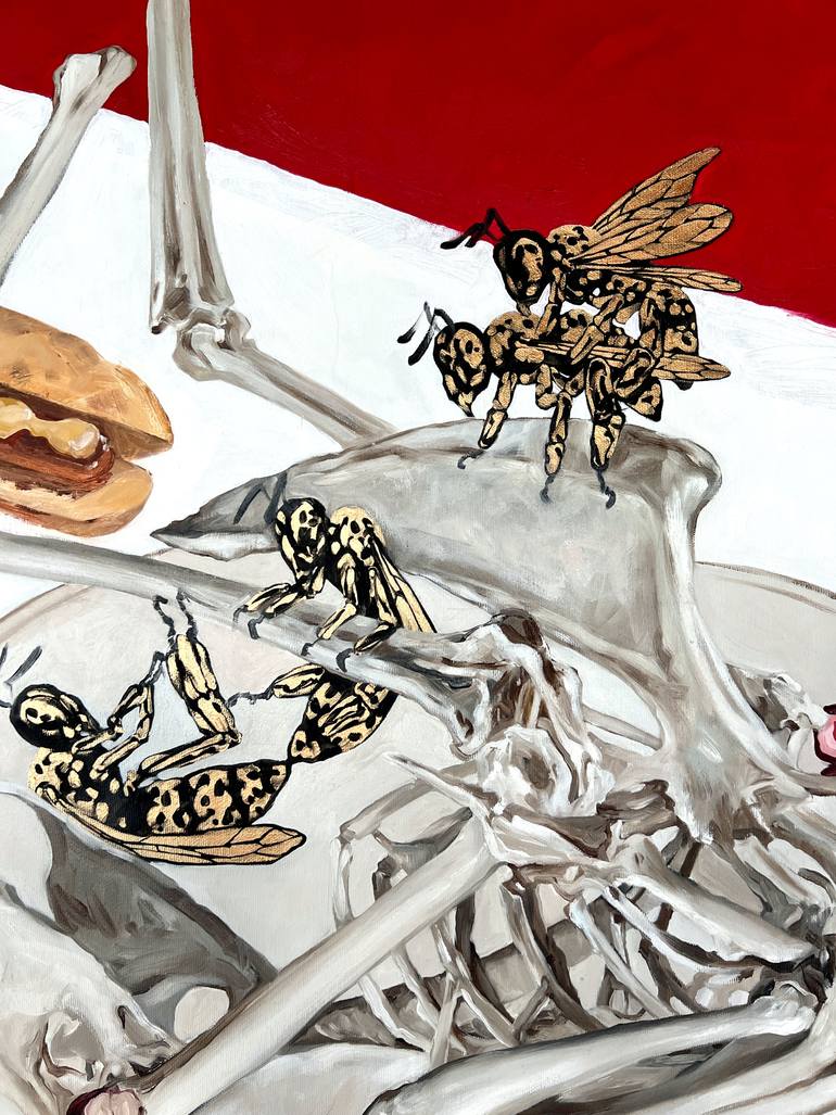 Original Surrealism Still Life Painting by Inga Makarova