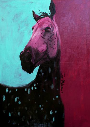 Print of Horse Paintings by Inga Makarova