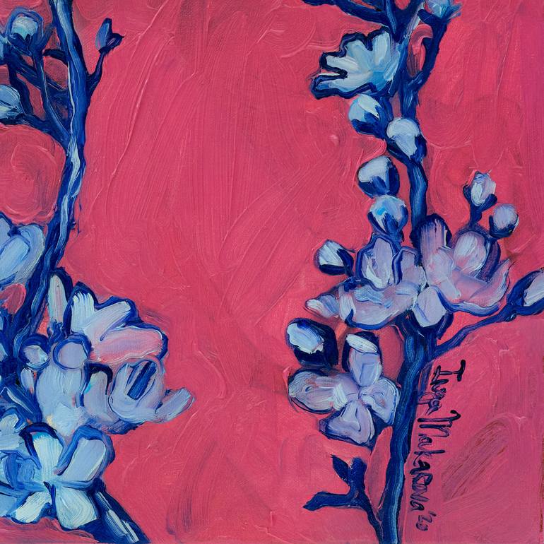 Original Art Deco Love Painting by Inga Makarova