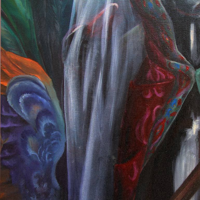 Original Abstract Love Painting by Hande Pamuk  Canlı