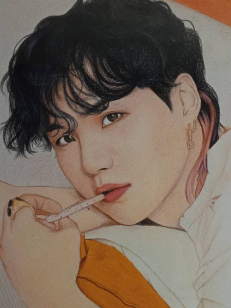 Min Yoongi Drawing by ainy art | Saatchi Art