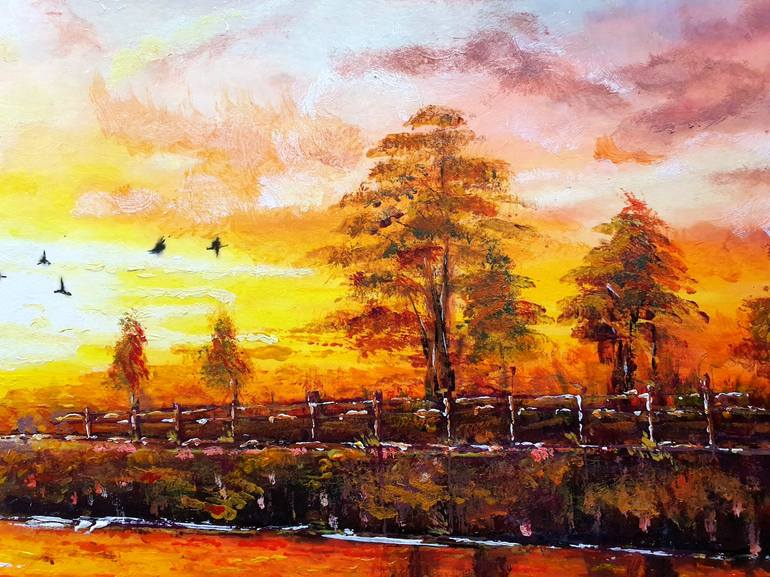 Original Landscape Painting by Trisha RS