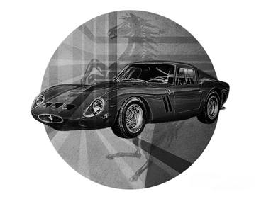 Original Realism Car Drawings by Trisha RS