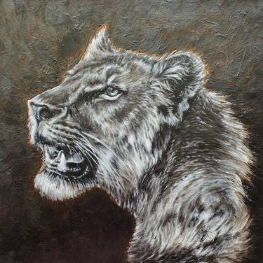 Original Photorealism Animal Paintings by Trisha RS