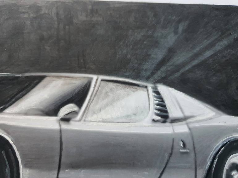 Original Contemporary Car Drawing by Trisha RS