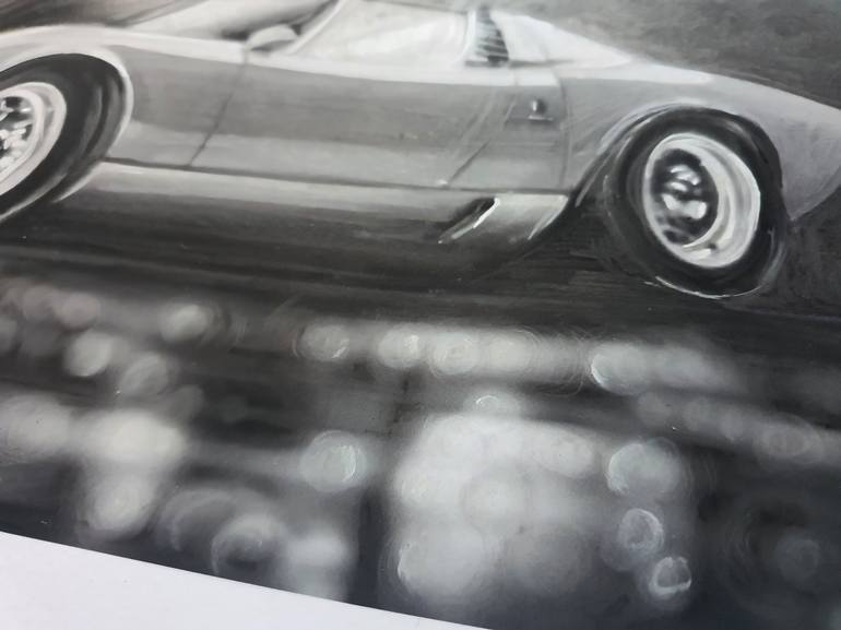 Original Car Drawing by Trisha RS