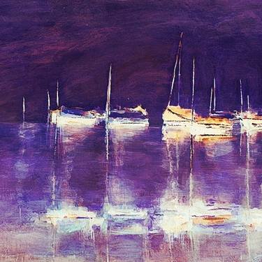 Print of Sailboat Paintings by Trisha RS