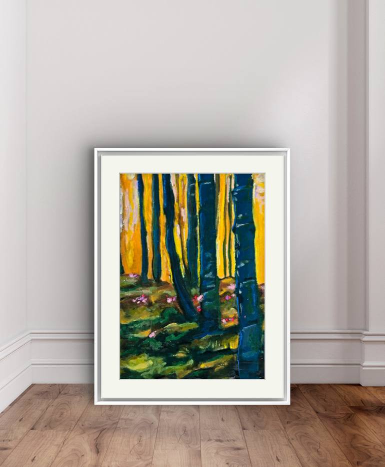 Original Impressionism Landscape Painting by Trisha Rs