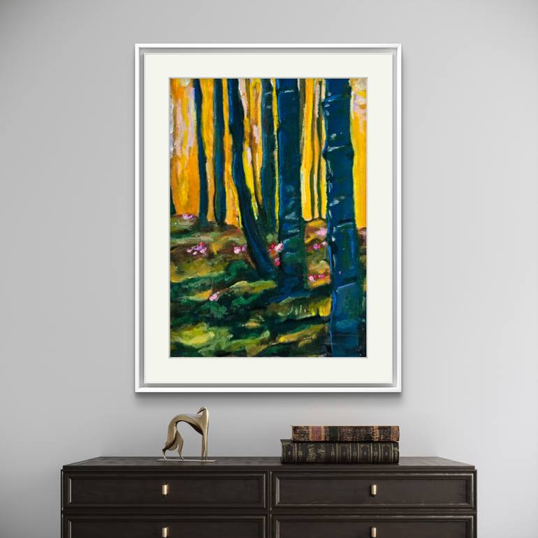 Original Impressionism Landscape Painting by Trisha Rs