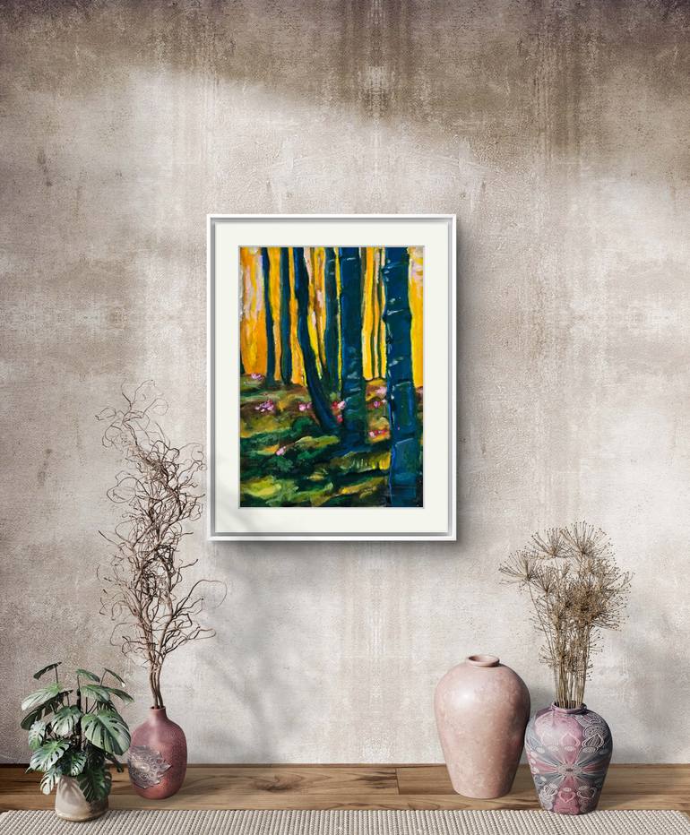 Original Impressionism Landscape Painting by Trisha Rs