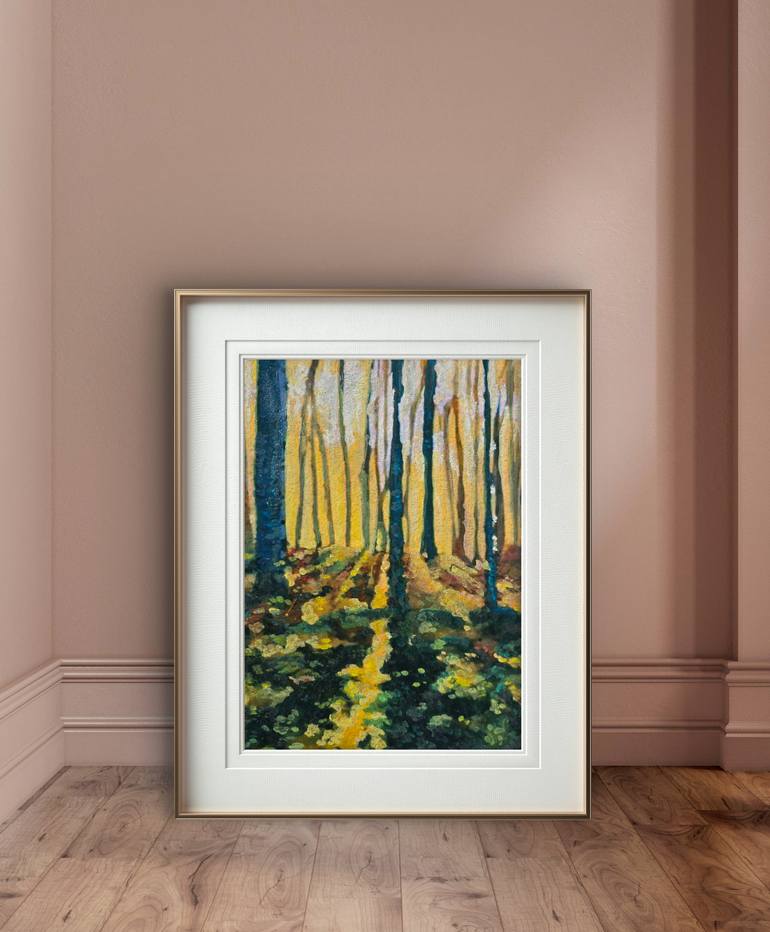 Original Impressionism Landscape Painting by Trisha Rs
